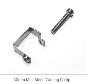 C Clip for 30mm GRP Grating thickness panel. C Clip for 30mm GRP Grating thickness panel.