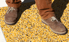 Multi colour blended grit decorative anti-slip stair and floor products. Multi colour blended grit decorative anti-slip stair and floor products.