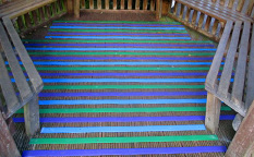 Fine grit Anti-Slip Decking Strips Ideal for School safety. Fine grit Anti-Slip Decking Strips Ideal for School safety.