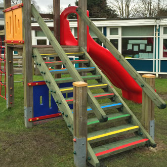 Fun with colour: more examples of School playgrounds with Anti Slip Decking Strips. Fun with colour: more examples of School playgrounds with Anti Slip Decking Strips.