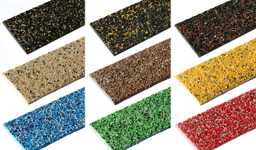ColourDec multi-grit colours, unique to Safe tread. ColourDec multi-grit colours, unique to Safe tread.