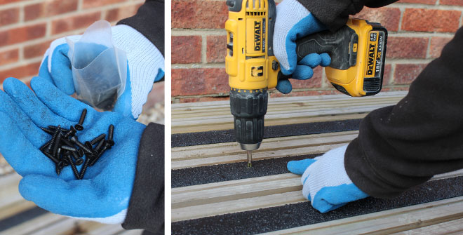 1. Supplied un-drilled or pre-drilled, with FREE rust-proof zinc yellow, stainless steel, or black screws. Or for the best finish purchase matching colour screws. 1. Supplied un-drilled or pre-drilled, with FREE rust-proof zinc yellow, stainless steel, or black screws. Or for the best finish purchase matching colour screws.