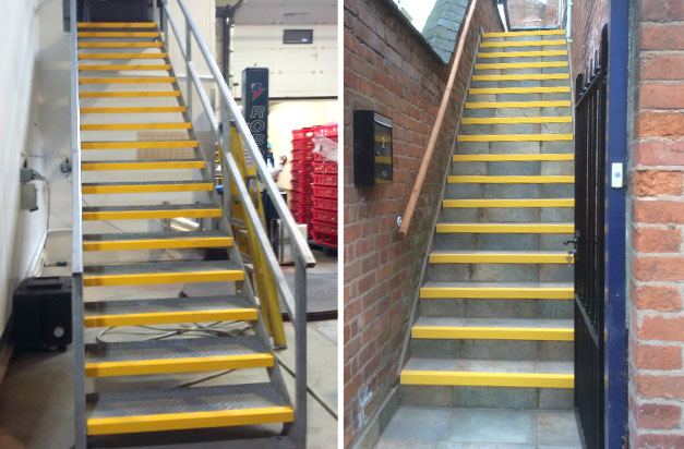 Anti-slip stair nosing can withstand the rigours of industrial, commercial & public environments. Anti-slip stair nosing can withstand the rigours of industrial, commercial & public environments.